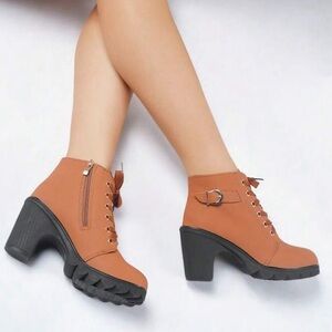 Stylish Tan Ankle Boots for Women